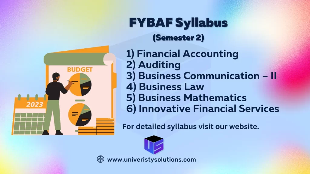 FYBAF Syllabus