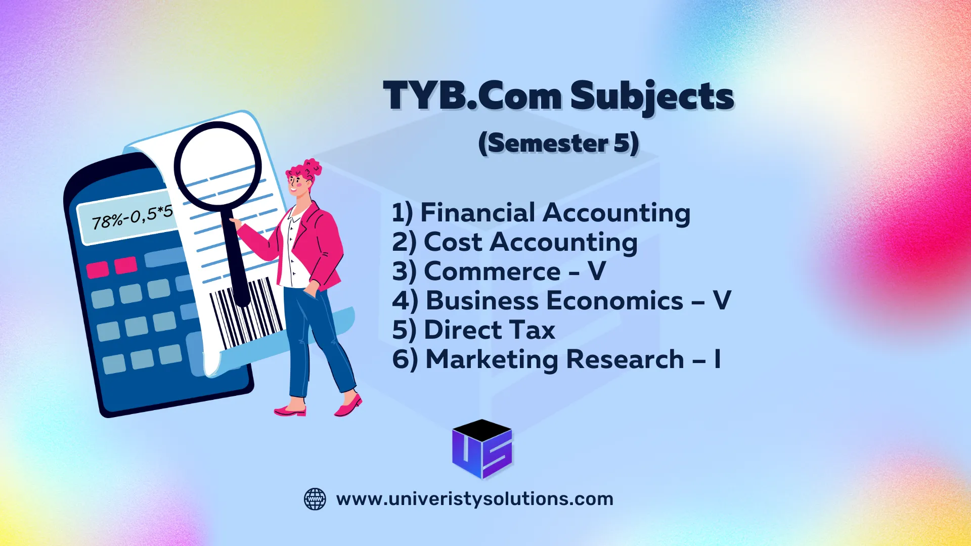 TYBCOM Subjects