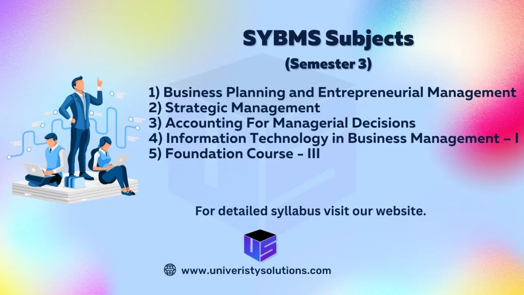 SYBMS Subjects Semester 3