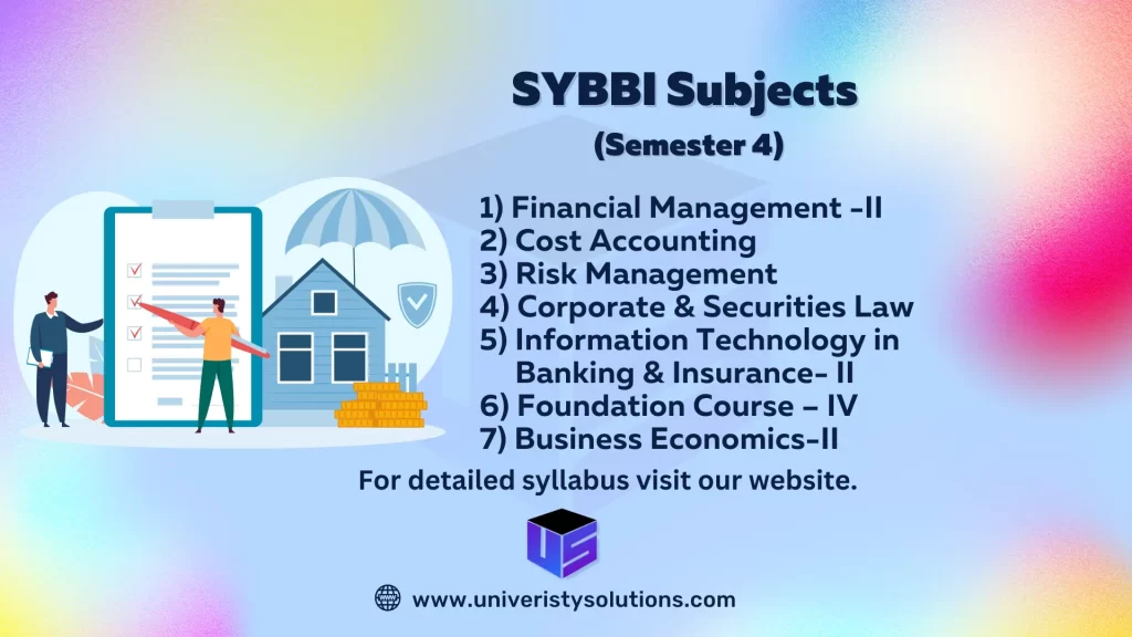 SYBBI Subjects Semester 4
