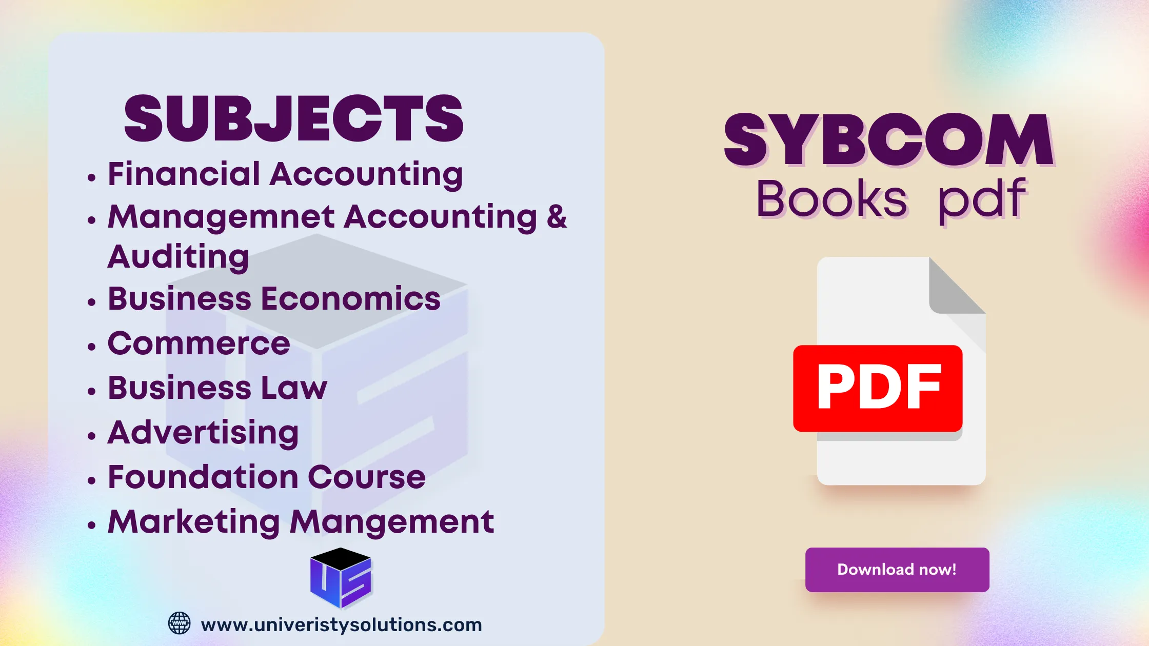 SYBCOM books pdf