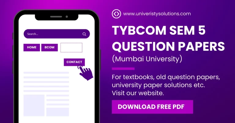 TYBCOM SEM 5 Direct Tax Question Paper – Mumbai University