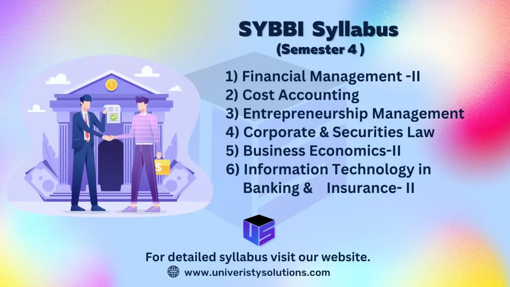 SYBBI Syllabus (Semester 4)