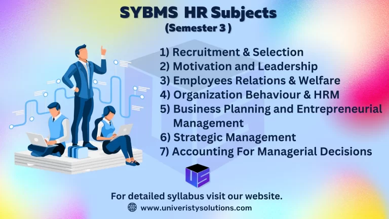 SYBMS HR Subjects | Semester 3 & 4 – Mumbai University