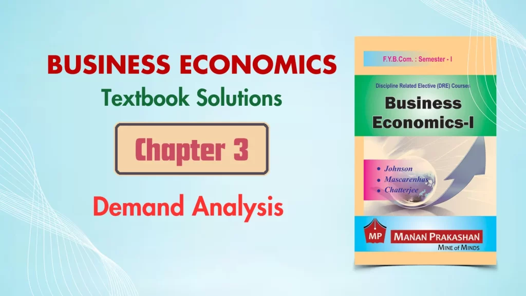 FYBCOM Economics Sem 1 Chapter 3 Notes 