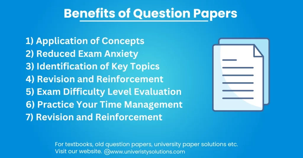 Benefits of Question Papers